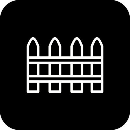 Vector Fence Iconのイラスト素材