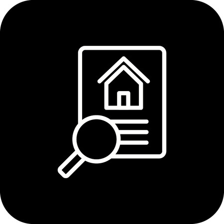 Vector Property Search Iconのイラスト素材