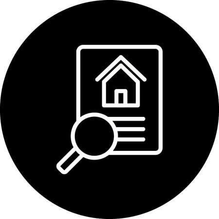 Vector Property Search Iconのイラスト素材