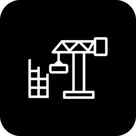 Vector Construction house Iconのイラスト素材