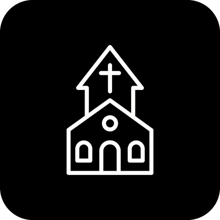 Vector Church Iconのイラスト素材