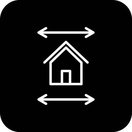Vector Real Estate Blueprint iconのイラスト素材