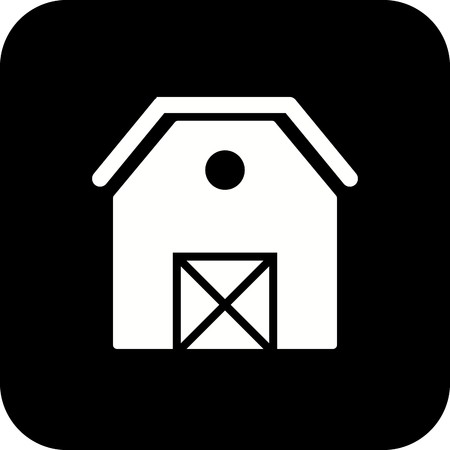 Vector Barn Iconのイラスト素材