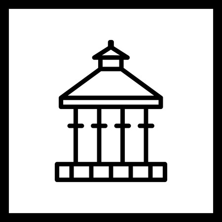 Vector Veranda Iconのイラスト素材