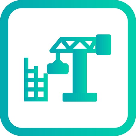 Vector Construction house Iconのイラスト素材