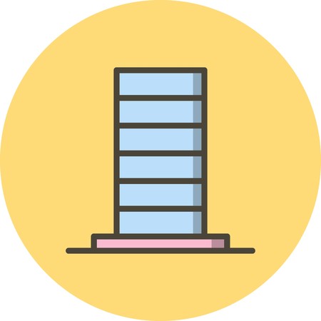 Vector Skycraper Iconのイラスト素材