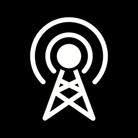 Vector Broadcast Iconのイラスト素材