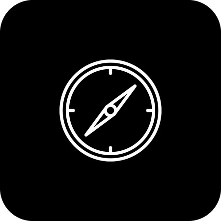 Vector Compass Iconのイラスト素材