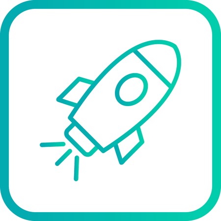 Vector Space Ship Iconのイラスト素材