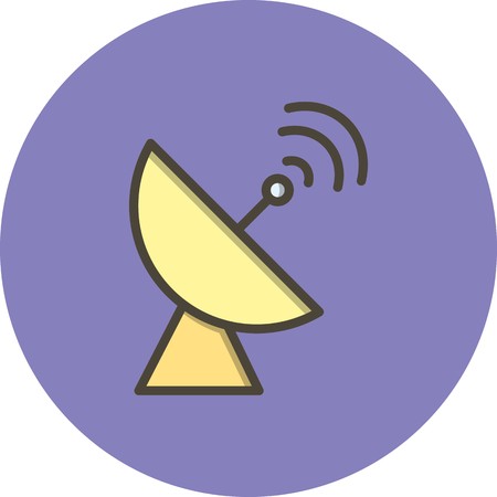 Vector Satellite Dish Iconのイラスト素材