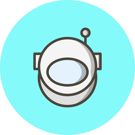 Vector Astronout Iconのイラスト素材