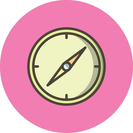 Vector Compass Iconのイラスト素材