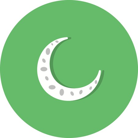 Vector New Moon Iconのイラスト素材
