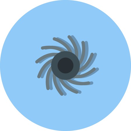 Vector Black Hole Iconのイラスト素材