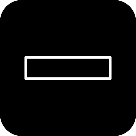 Minus Vector Iconのイラスト素材