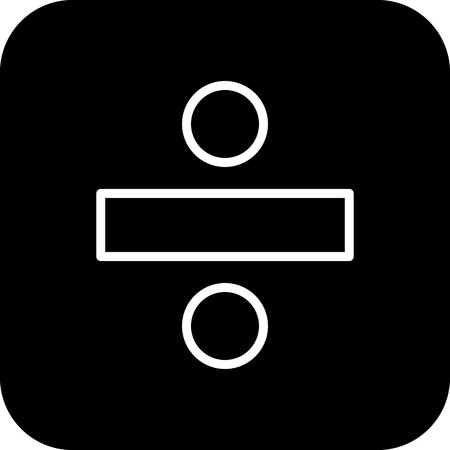 Divide Vector Iconのイラスト素材