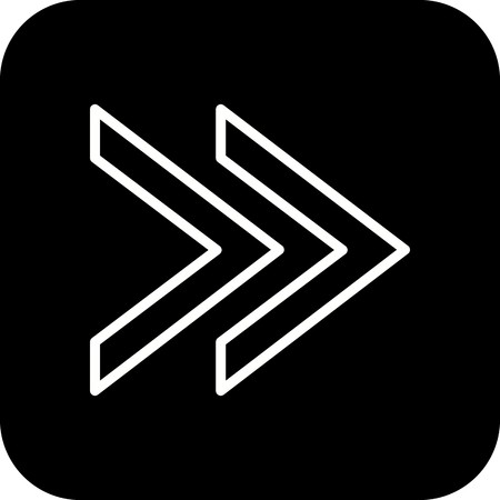 Forward Vector Iconのイラスト素材