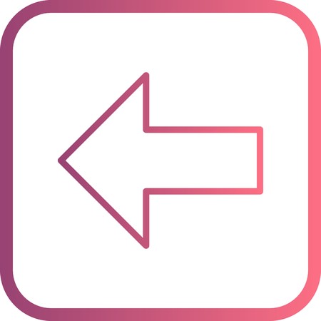 Left Vector Iconのイラスト素材