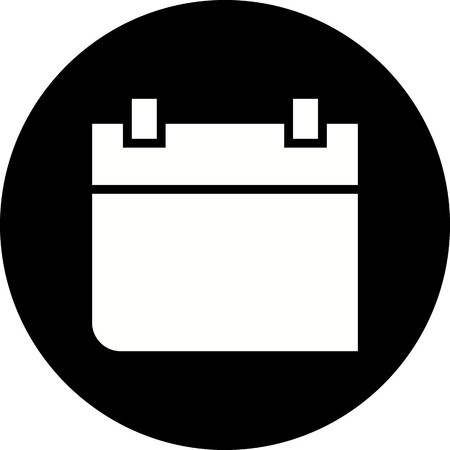 Calender Vector Iconのイラスト素材