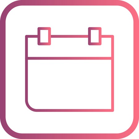 Calender Vector Iconのイラスト素材