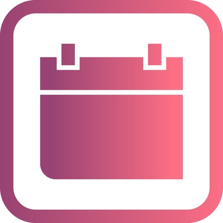 Calender Vector Iconのイラスト素材