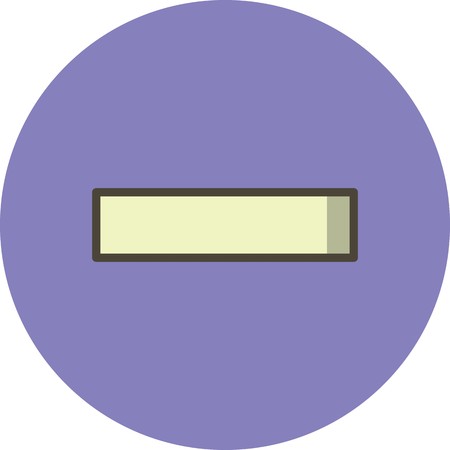 Minus Vector Iconのイラスト素材