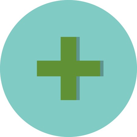 Plus Vector Iconのイラスト素材