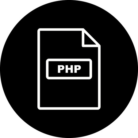 Vector PHP Iconのイラスト素材