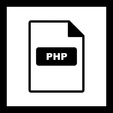 Vector PHP Iconのイラスト素材