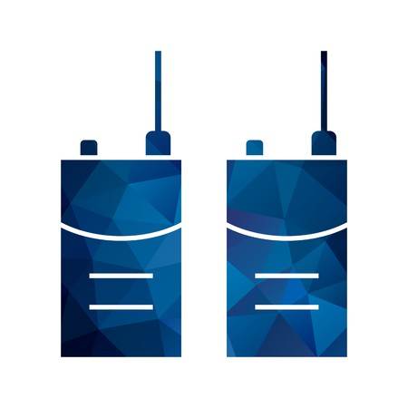 Vector Walkie talkie Iconのイラスト素材