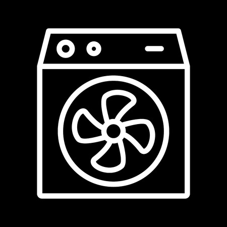 Vector Room Cooler Iconのイラスト素材