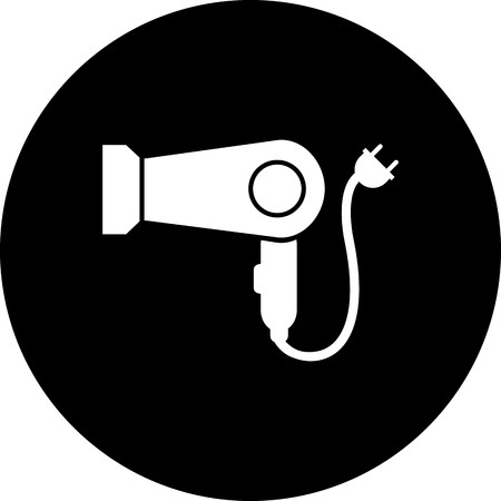 Vector Hair Dryer Iconのイラスト素材