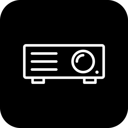 Vector Projector Iconのイラスト素材