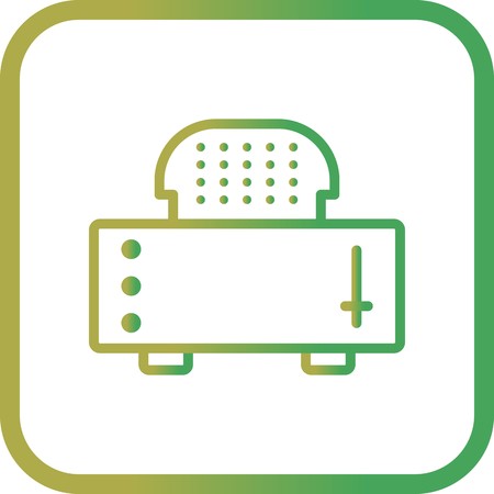 Vector Slice Toaster Iconのイラスト素材