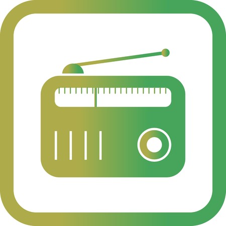 Vector Radio Iconのイラスト素材
