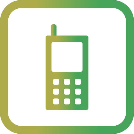 Vector Cell Phone Iconのイラスト素材
