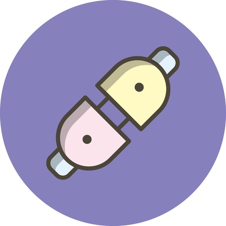 Vector Plug Connector Iconのイラスト素材