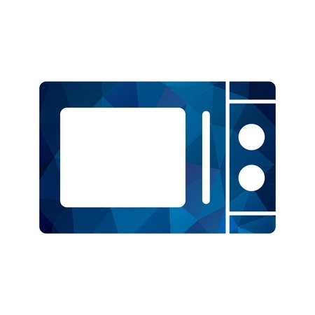 Vector Microwave Oven Iconのイラスト素材