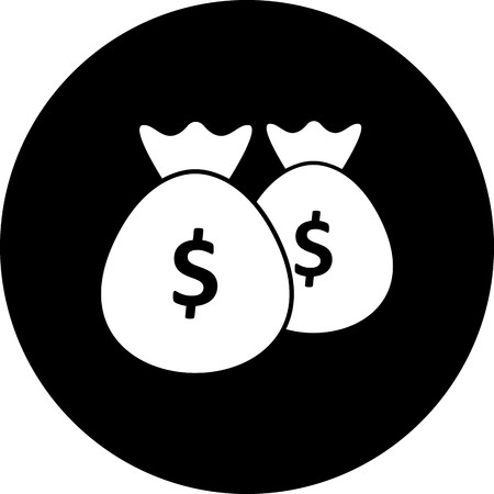 Vector Money bags Iconのイラスト素材