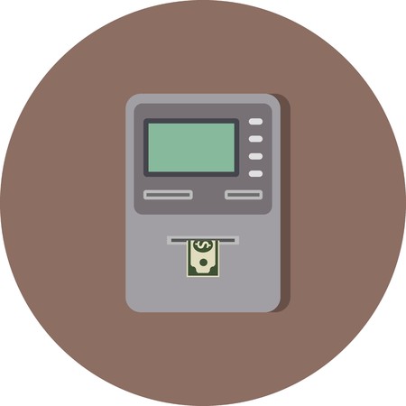 Vector Cash withdrawal Iconのイラスト素材
