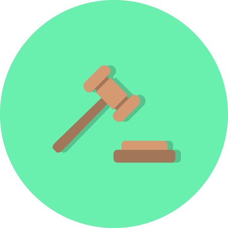 Vector Auction Iconのイラスト素材