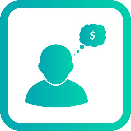 Vector Business thinking Iconのイラスト素材