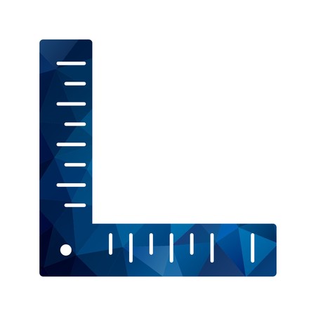 Vector Angle Ruler Iconのイラスト素材
