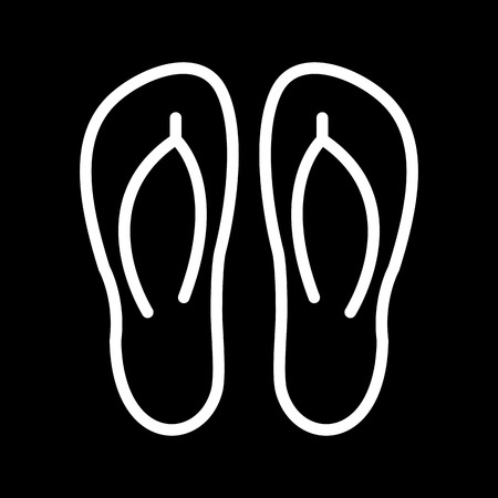 Vector Slippers Iconのイラスト素材
