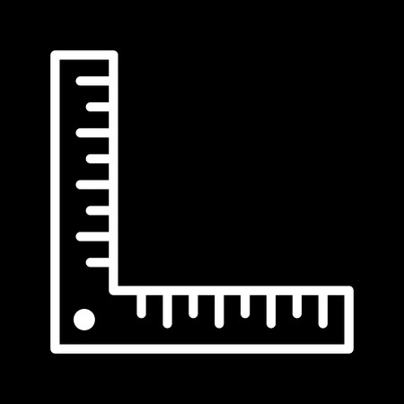 Vector Angle Ruler Iconのイラスト素材