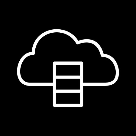 Vector Data base Iconのイラスト素材