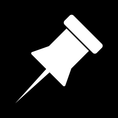 Vector Notice Pin Iconのイラスト素材