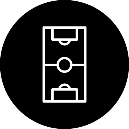 Vector Football Field Iconのイラスト素材