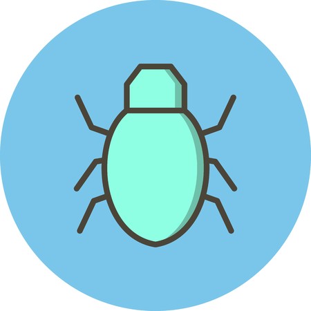 Vector Bug Iconのイラスト素材