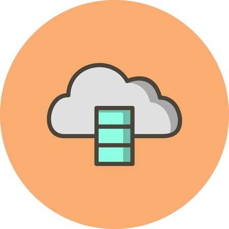 Vector Data base Iconのイラスト素材